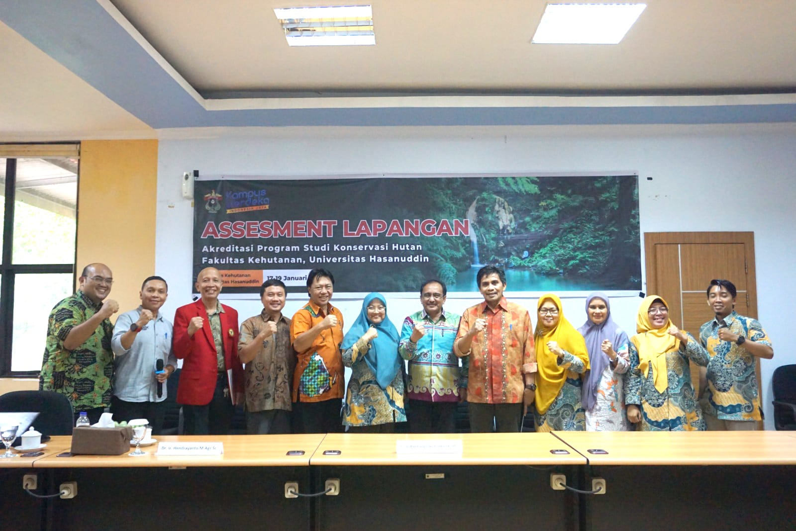 Program Studi Konservasi Hutan Fakultas Kehutanan Universitas Hasanuddin Jalani Proses Asesmen Lapangan Oleh BAN-PT